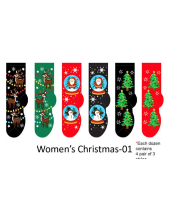 Women's Christmas Collection 01- Women's Crew